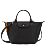 черен Жени le pliage city чанта с горна дръжка чанти Longchamp 6084PZ87