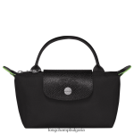 черен Жени le pliage зелена торбичка с дръжка кожени изделия Longchamp 6084PZ669