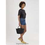 черен Жени le pliage зелена чанта чанти Longchamp 6084PZ186 - Image 2