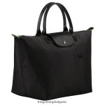 черен Жени le pliage зелена чанта чанти Longchamp 6084PZ192 - Image 3