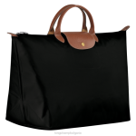 черен Жени le pliage оригинална чанта за пътуване чанти Longchamp 6084PZ805 - Image 3