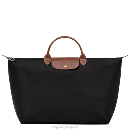 черен Жени le pliage оригинална чанта за пътуване чанти Longchamp 6084PZ805