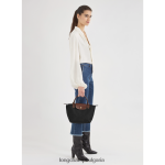 черен Жени le pliage оригинална чанта чанти Longchamp 6084PZ198 - Image 2