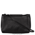 черен Жени le pliage xtra чанта през рамо чанти Longchamp 6084PZ304 - Image 4