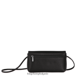 черен Жени Roseau есенциален съединител кожени изделия Longchamp 6084PZ9 - Image 4