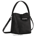 черен Жени Roseau Essential Bucket bag чанти Longchamp 6084PZ92 - Image 3
