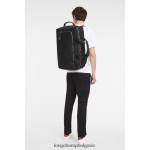 черен мъже енергийна пътна чанта le pliage чанти Longchamp 6084PZ779 - Image 2