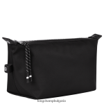 черен мъже калъф за енергийни тоалетни принадлежности le pliage чанти Longchamp 6084PZ868 - Image 2