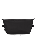 черен мъже калъф за енергийни тоалетни принадлежности le pliage чанти Longchamp 6084PZ868 - Image 3