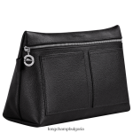 черен мъже калъф за тоалетни принадлежности le foulonne чанти Longchamp 6084PZ870 - Image 2