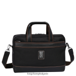 черен мъже куфарче Boxford чанти Longchamp 6084PZ1093