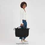 черен мъже пътна чанта boxford чанти Longchamp 6084PZ768 - Image 2
