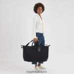 черен мъже пътна чанта boxford чанти Longchamp 6084PZ771 - Image 2