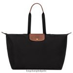 черен мъже пътна чанта / раница чанти Longchamp X D'heygere 6084PZ832 - Image 3