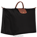 черен мъже пътна чанта / раница чанти Longchamp X D'heygere 6084PZ832 - Image 4