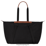 черен мъже пътна чанта / раница чанти Longchamp X D'heygere 6084PZ832 - Image 7