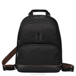 черен мъже раница boxford чанти Longchamp 6084PZ1105