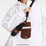 черен мъже чадър аксесоари Longchamp X D'heygere 6084PZ962 - Image 2