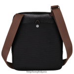 черен мъже чанта boxford през рамо чанти Longchamp 6084PZ1092 - Image 3