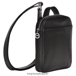 черен мъже чанта за кръст le foulonne чанти Longchamp 6084PZ1122 - Image 3