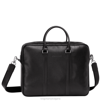 черен мъже le foulonne куфарче чанти Longchamp 6084PZ1100