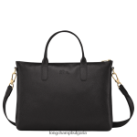 черен мъже le foulonne куфарче чанти Longchamp 6084PZ467 - Image 3