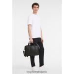 черен мъже le foulonne куфарче чанти Longchamp 6084PZ475 - Image 2