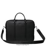 черен мъже le foulonne куфарче чанти Longchamp 6084PZ475 - Image 3