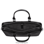 черен мъже le foulonne куфарче чанти Longchamp 6084PZ475 - Image 4