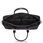 черен мъже le foulonne куфарче чанти Longchamp 6084PZ478 - Image 5