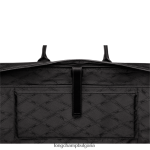 черен мъже le foulonne куфарче чанти Longchamp 6084PZ481 - Image 5