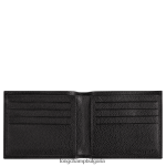 черен мъже le foulonne портфейл кожени изделия Longchamp 6084PZ627 - Image 2
