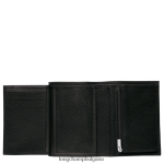 черен мъже le foulonne портфейл кожени изделия Longchamp 6084PZ630 - Image 2