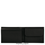 черен мъже le foulonne портфейл кожени изделия Longchamp 6084PZ633 - Image 2