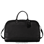 черен мъже le foulonne пътна чанта чанти Longchamp 6084PZ823