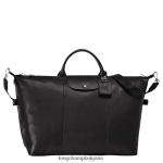черен мъже le foulonne пътна чанта чанти Longchamp 6084PZ830
