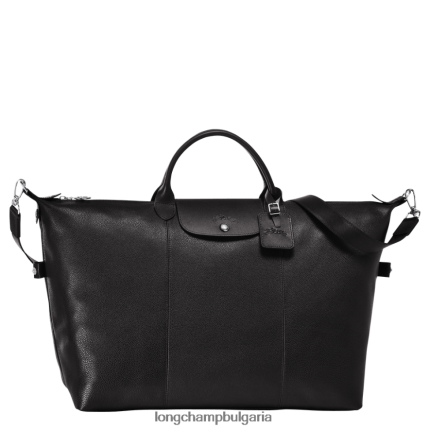 черен мъже le foulonne пътна чанта чанти Longchamp 6084PZ830