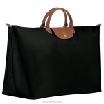 черен мъже le pliage оригинална чанта за пътуване чанти Longchamp 6084PZ812 - Image 3
