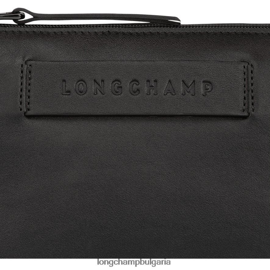 черен Жени 3d чанта през рамо чанти Longchamp 6084PZ317