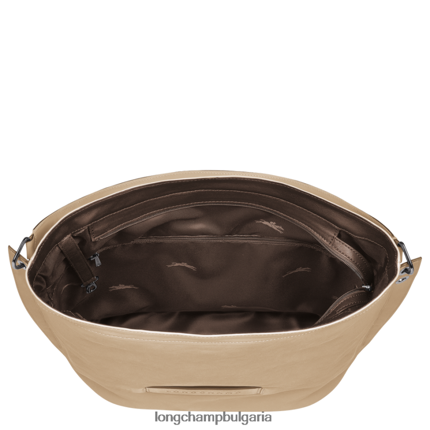 бежово Жени 3d скитник чанта чанти Longchamp 6084PZ399