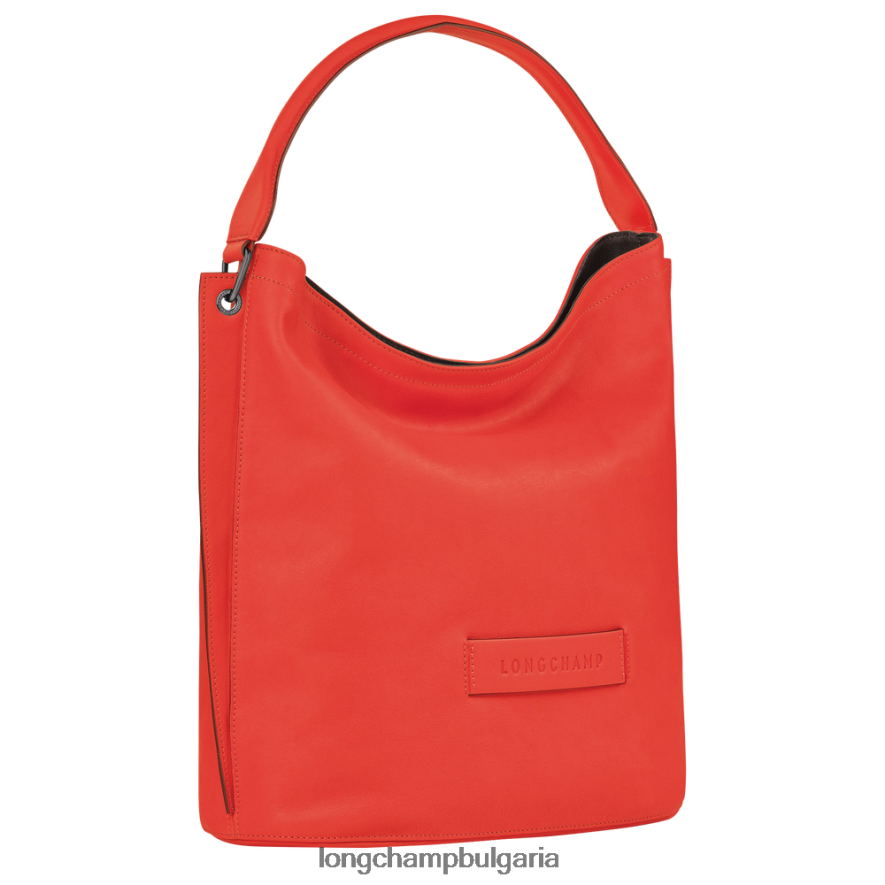 оранжево Жени 3d скитник чанта чанти Longchamp 6084PZ401