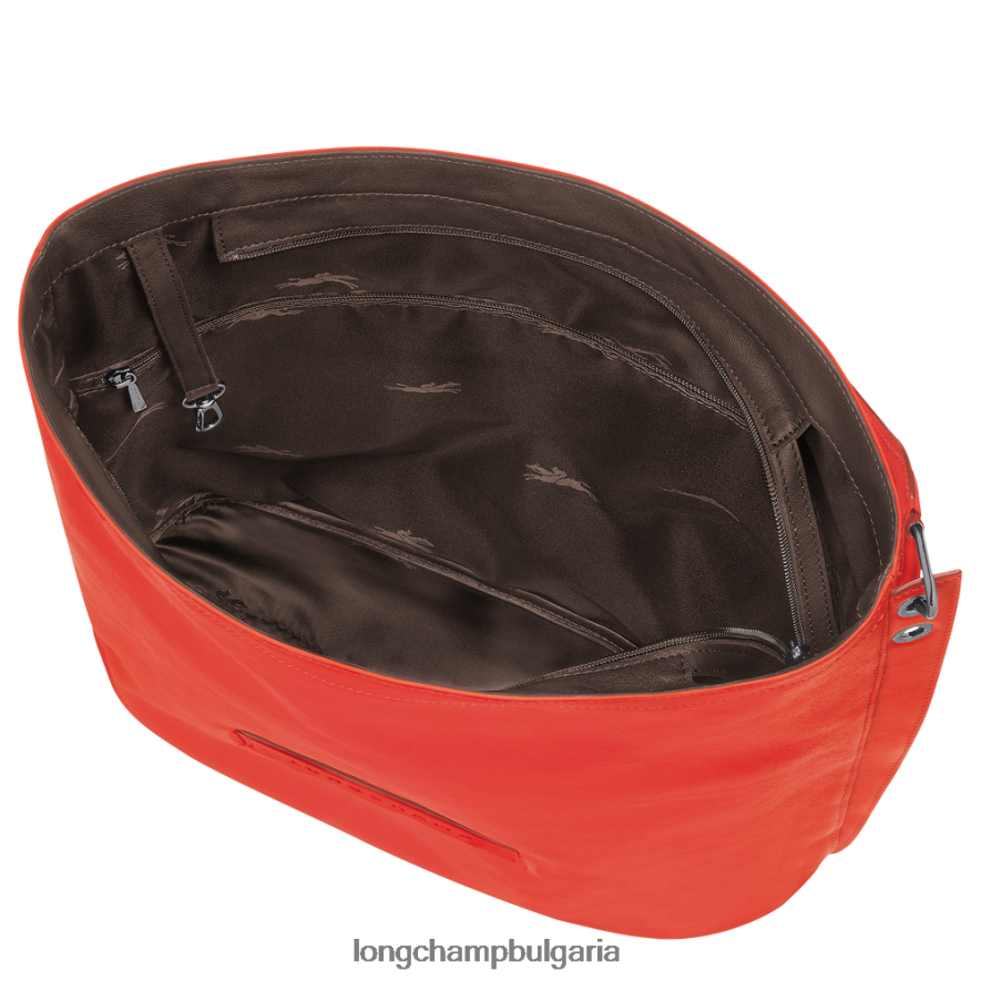 оранжево Жени 3d скитник чанта чанти Longchamp 6084PZ401