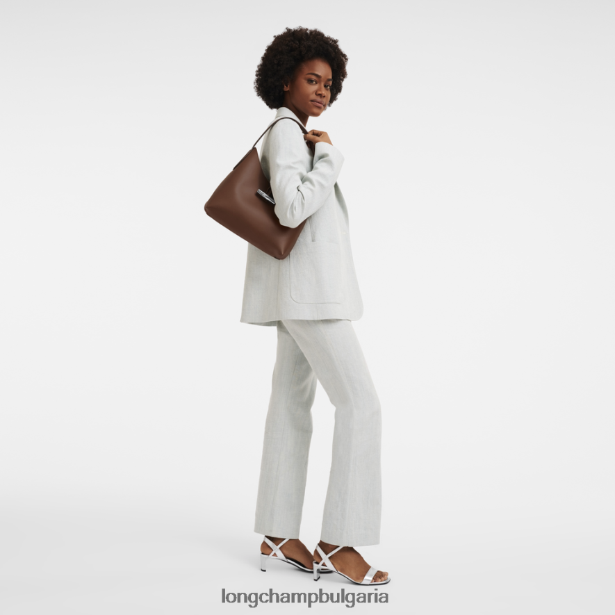 абанос Жени розова скитник чанта чанти Longchamp 6084PZ365