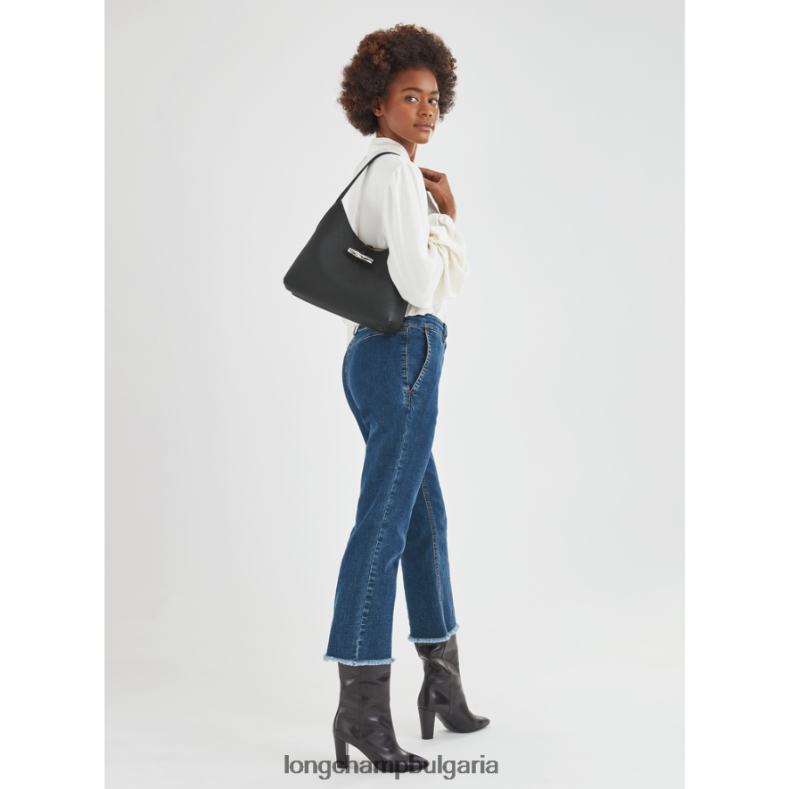 черен Жени розова скитник чанта чанти Longchamp 6084PZ375