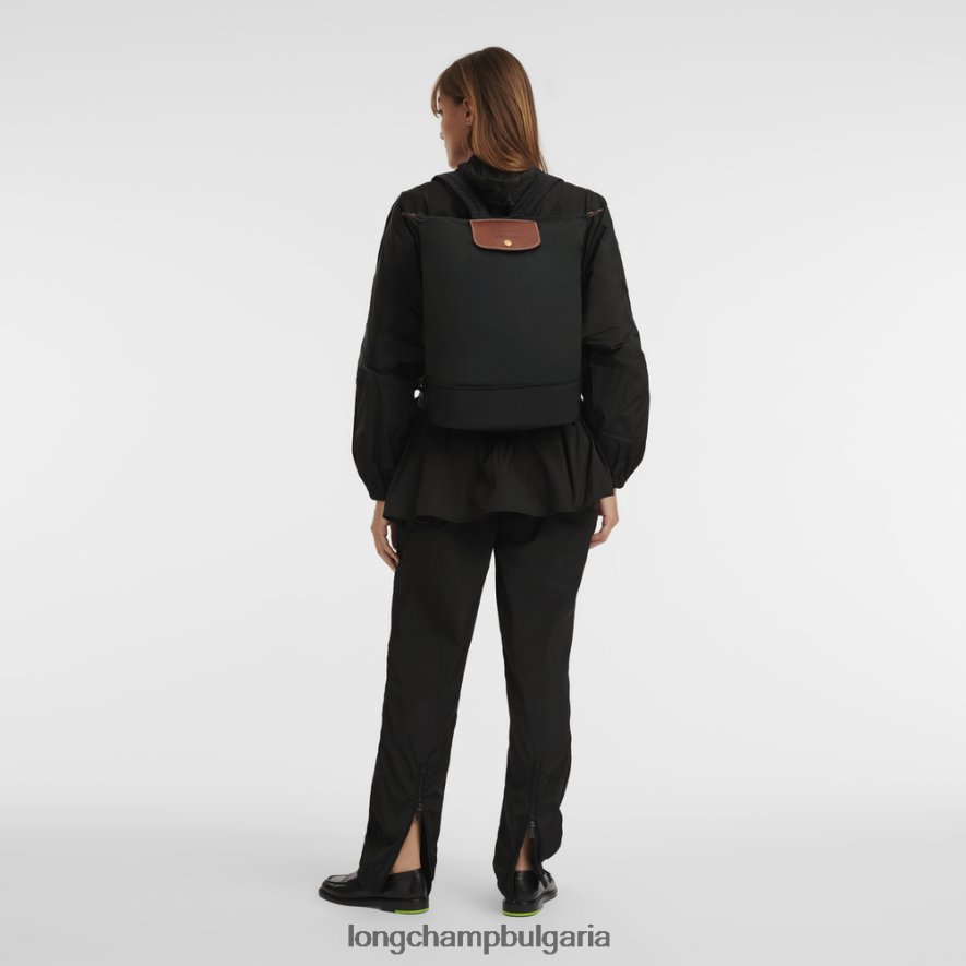 черен Жени чанта/раница през рамо чанти Longchamp X D'heygere 6084PZ323