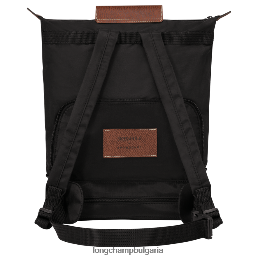 черен Жени чанта/раница през рамо чанти Longchamp X D'heygere 6084PZ323