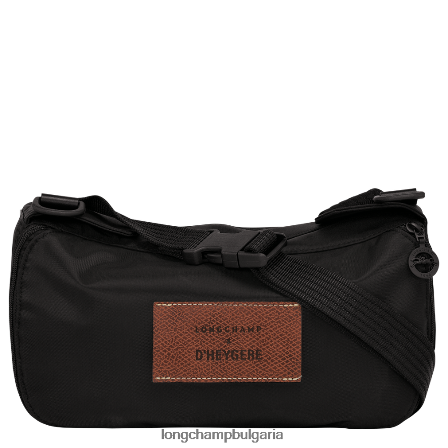 черен Жени чанта/раница през рамо чанти Longchamp X D'heygere 6084PZ323