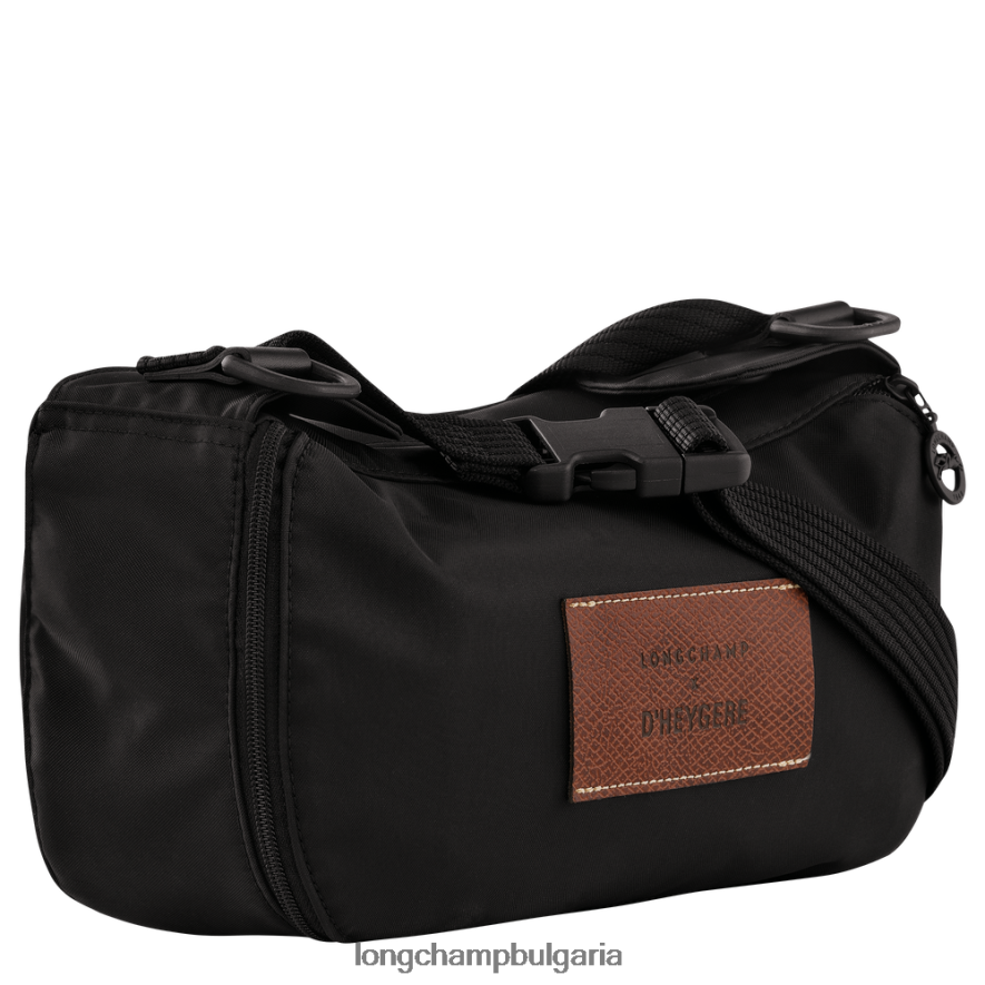 черен Жени чанта/раница през рамо чанти Longchamp X D'heygere 6084PZ323