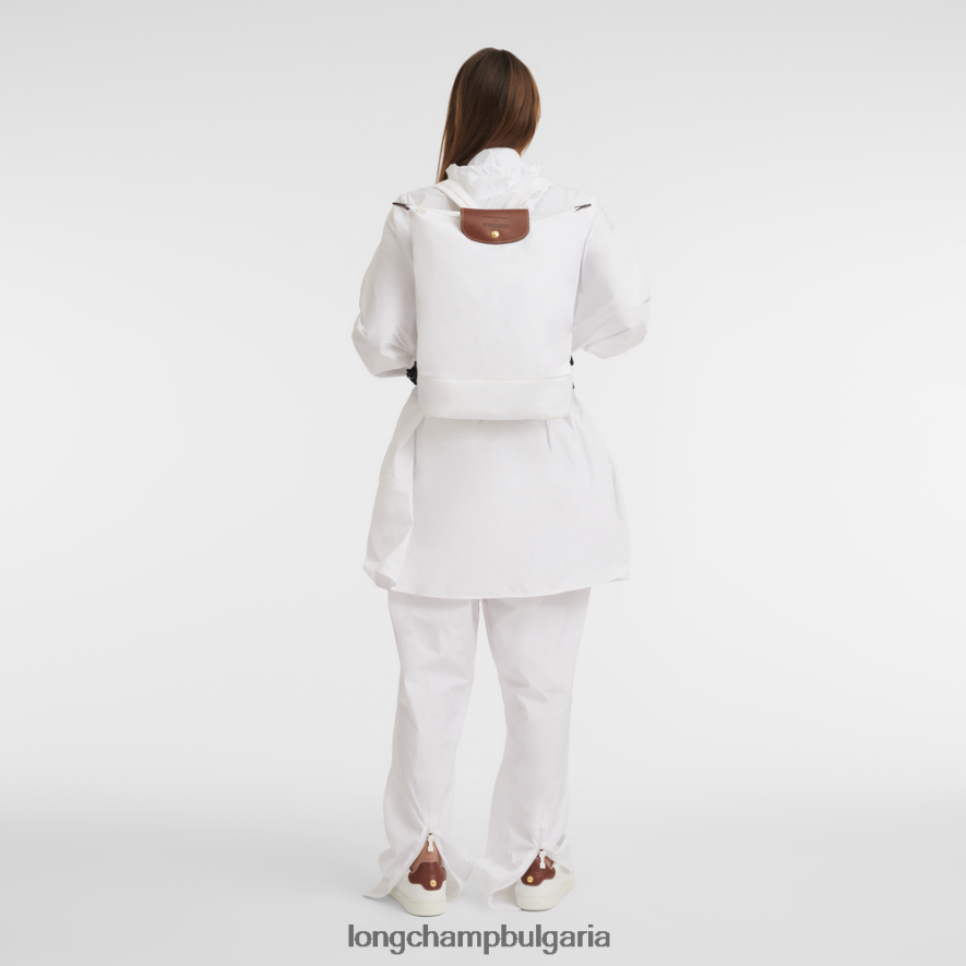 бяло Жени чанта/раница през рамо чанти Longchamp X D'heygere 6084PZ324