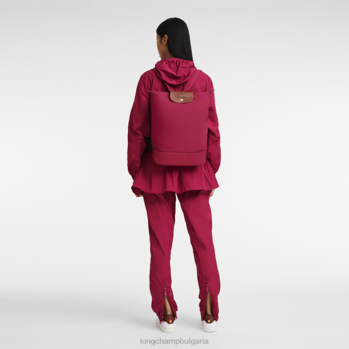 розово Жени чанта/раница през рамо чанти Longchamp X D'heygere 6084PZ325